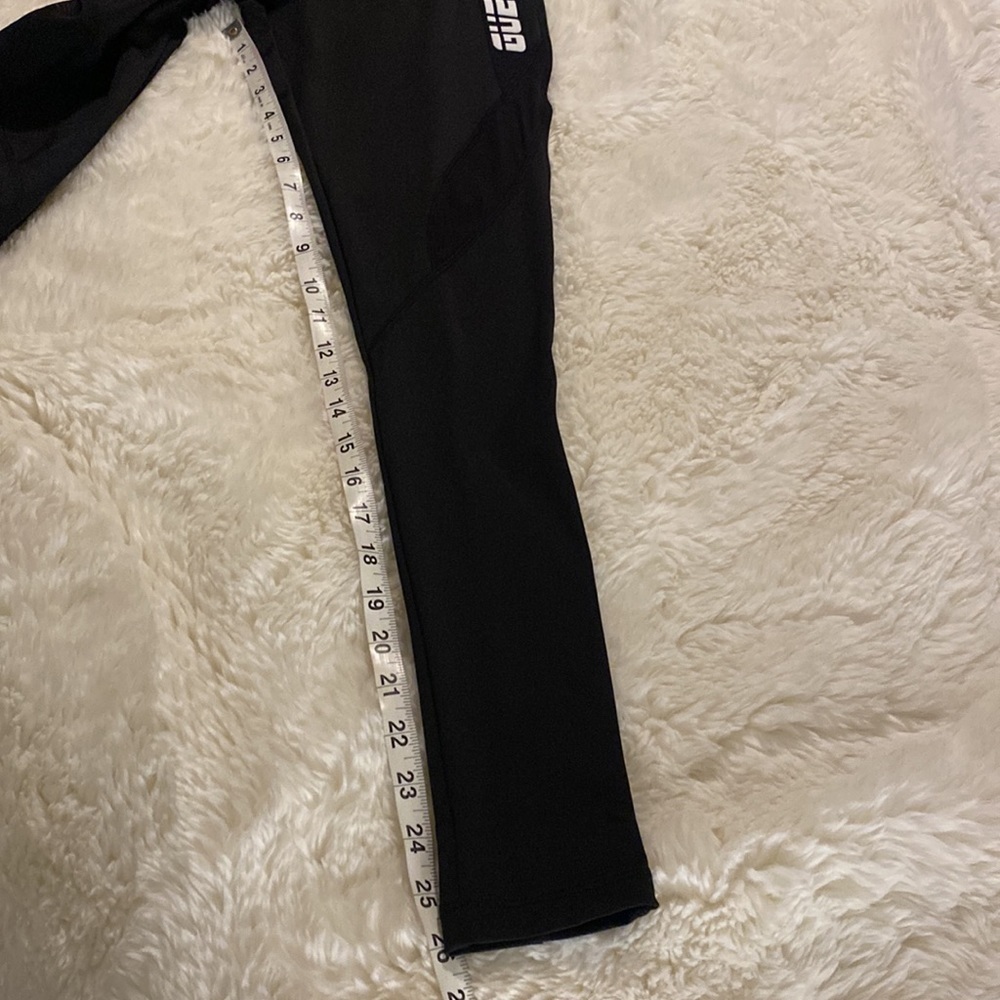 NWT GUESS Logo Mesh-Trim Leggings XS Black - Picture 7 of 9